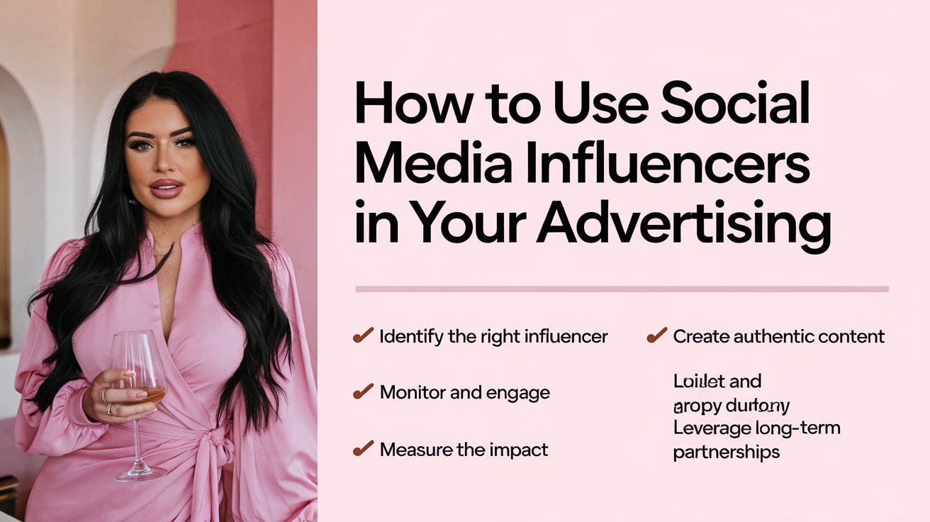 A brand collaborates with a social media influencer to promote a product online.